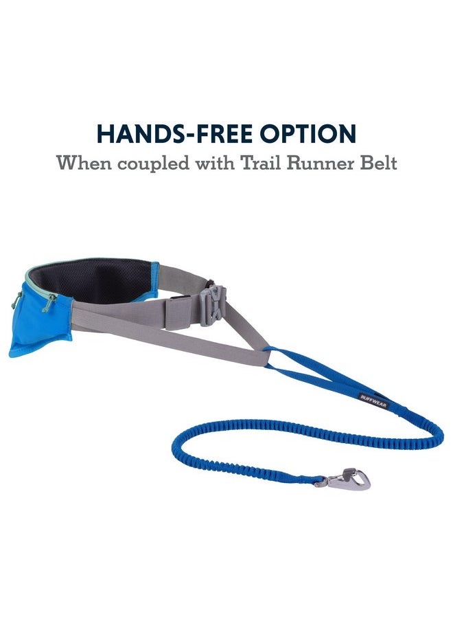 RUFFWEAR Ruffwear, Trail Runner Leash, Compact and Lightweight Stretch Webbing, Locking Crux Clip, Blue Pool, Large  - Image 5