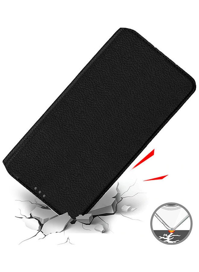NIBEMINENT Flip Folio Wallet Case Cover For Samsung Galaxy S20 Plus 5G Black  - Image 5