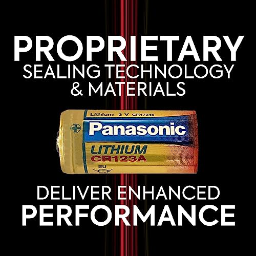 Panasonic Lithium CR-123A 3V Batteries for Flashlights, Digital Cameras, Toys, & Alarm Systems, 6 pack (CR-123PA/6B) - Image 4