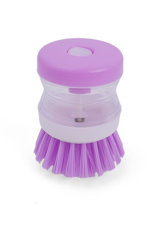 2-in-1 Dishwashing Brush with Automatic Soap Dispenser - Perfect Kitchen Cleaning Tool - Smart Kitchen Brush with Built-in Soap Tank - Effective Cleaning of Utensils - Dish Cleaning Brush with Soap Tank - Ergonomic and Effective Design- multicolor - Image 2