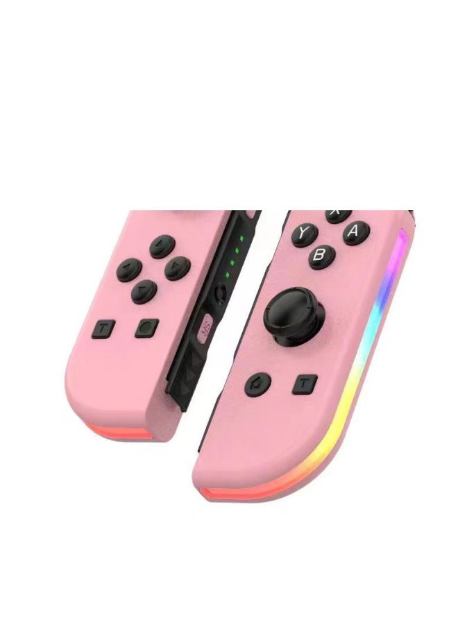 Neutral Switch Left And Right Handle Joycon Small Handle Bluetooth Handle Ns Private Model Game Wireless Rgb Handle With Light - Image 1