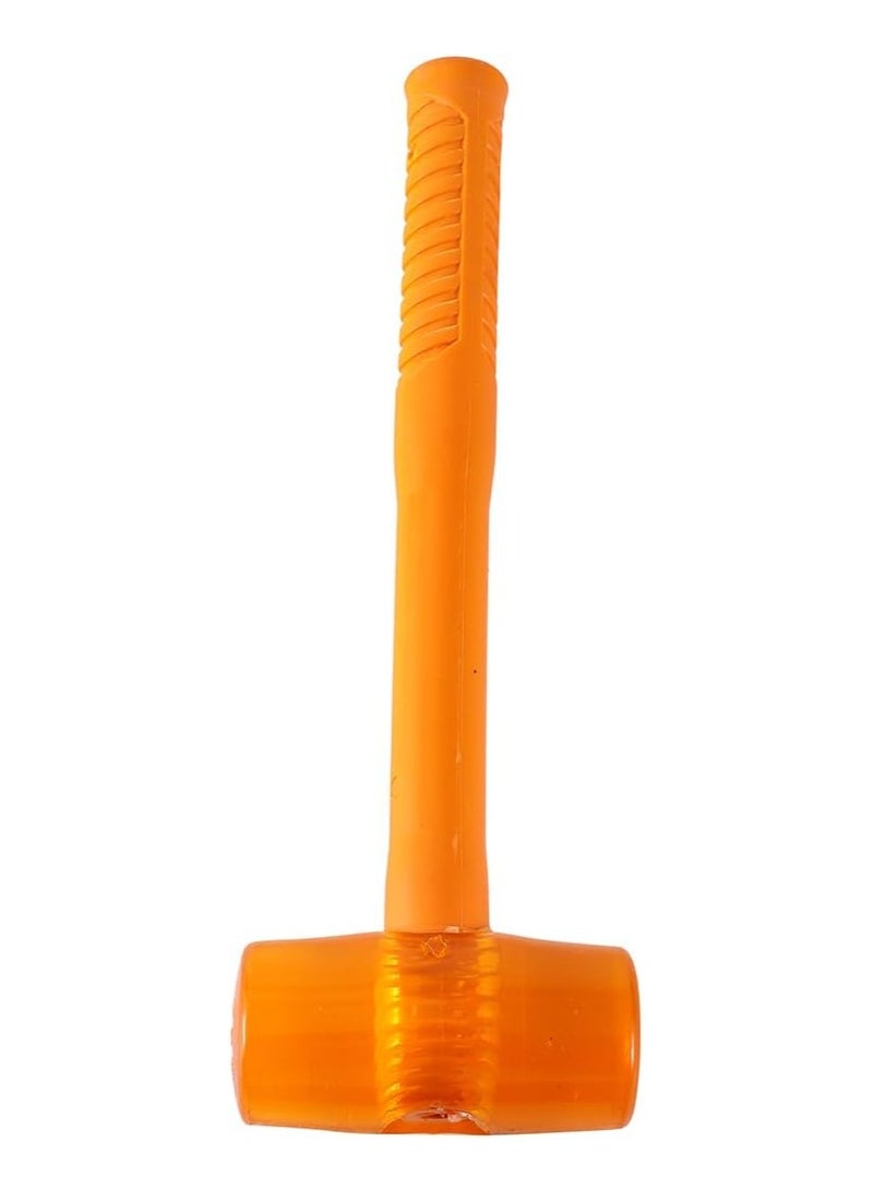 DubaiGallery Silicone Hammer Mallet with Plastic Handle Indoor Soft Safety Perfect Tools Rubber Hammer, Rubberized Hammer  - Image 2