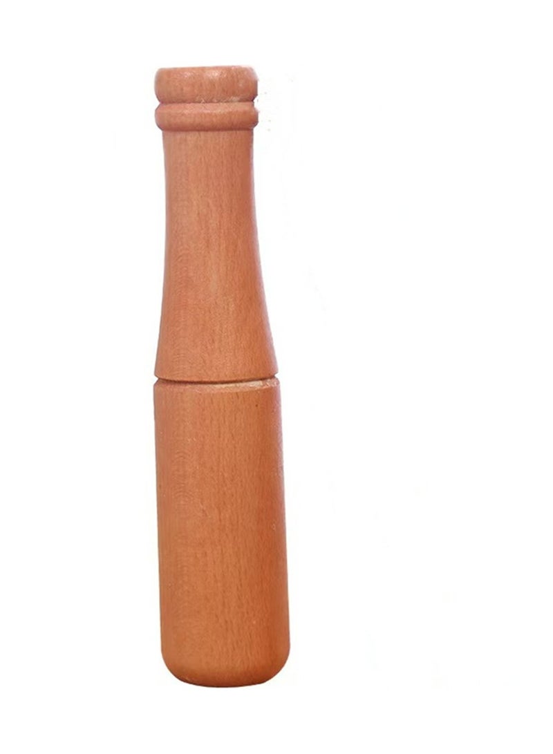 2Pcs Mill Grinder Set Handheld Seasoning Mills Stick Kitchen Mortar and Pestle Tools Set Wooden Garlic Handle Garlic Mortar  - Image 3