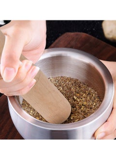 2Pcs Mill Grinder Set Handheld Seasoning Mills Stick Kitchen Mortar and Pestle Tools Set Wooden Garlic Handle Garlic Mortar - pzsku/Z2C8DB3FD8E9D69AF8A6CZ/45/_/1736932682/b4b930b0-bb03-453a-b80d-03a30c22ee68