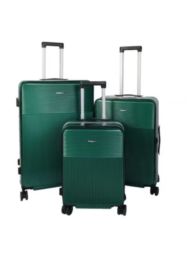 Prosperity Multi-functional luggage rack set, PC + aluminum frame suitcase with password lock, 20/24/28 inch, 360° spinner wheels for travel - Image 1