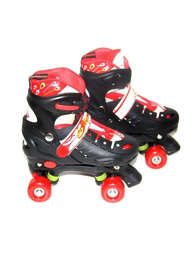 AGD - High Top Roller Skates With Helmet And Knee Guards M (35-38)  cm - Image 1