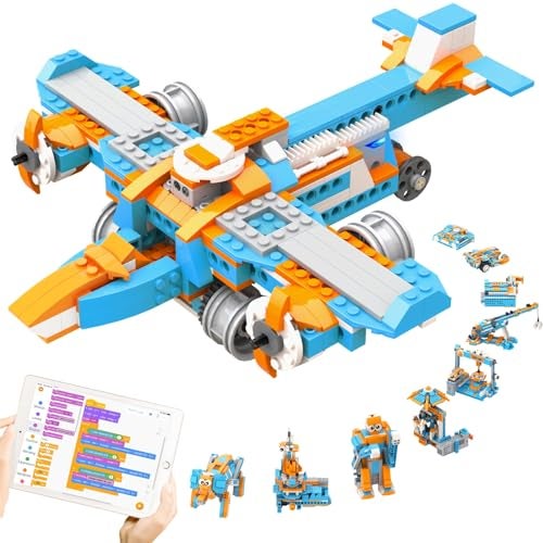 Apitor Robot S Robot Building Kit 10 in 1 Programmable APP RC RobotCar Robotics Coding Kit STEM Projects Educational Birthday Gifts for Boys Girls Kids Aged 712 389 Pcs - Image 1
