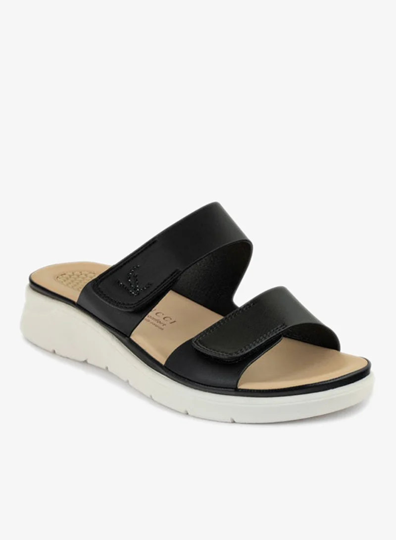 Vincci Women Multi Strap Wedge Sandals