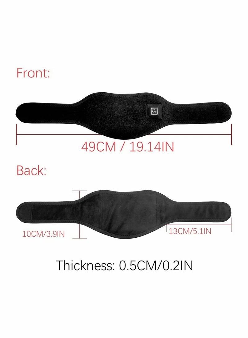Generic Electric Neck Warmer Wrap Neck Heating Pad for Shoulder Cervical Pain Relief Portable Size Heated Neck Massager with Three Adjustable Heat Modes Black - Image 5