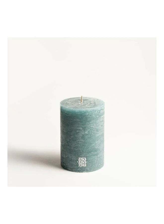 Zsa Zsa Zsu Deurne Petrol Paraffin Candle 9x9x13 cm.