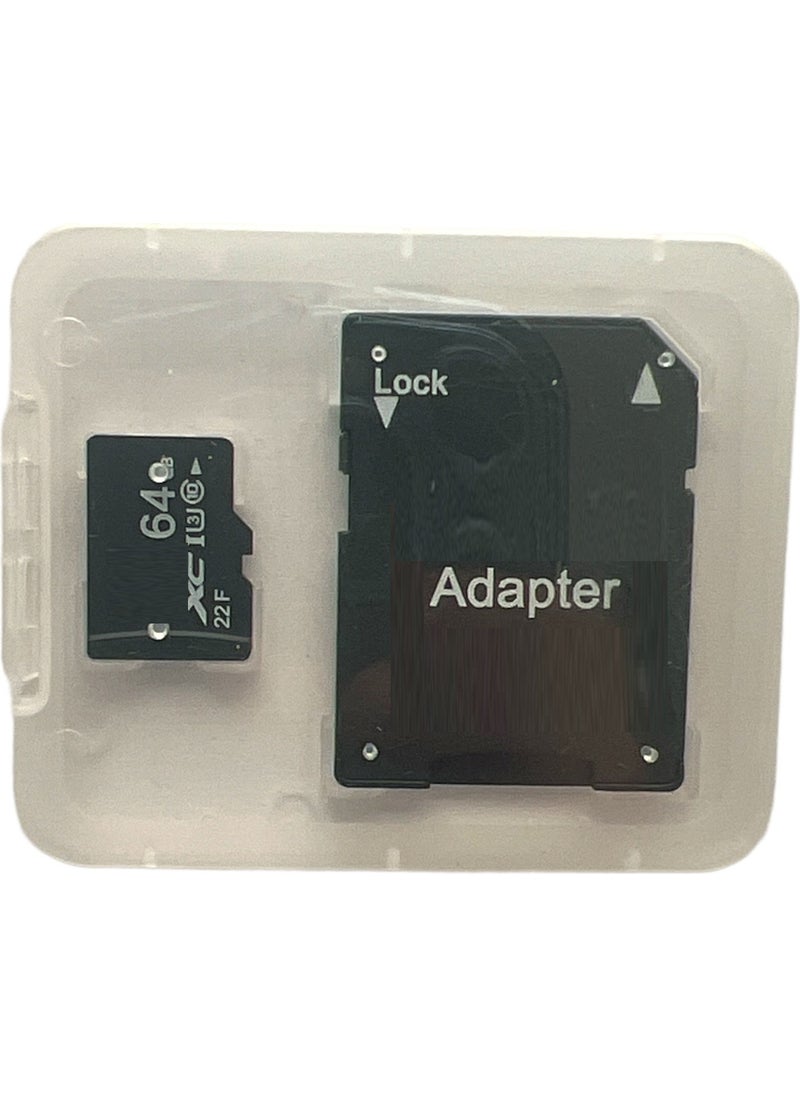 CLASS10 Featured 64 GB Memory Card Adapter Included. Compatible For Vehicle Cameras... - pzsku/Z2C8E02298BB8468E09E3Z/45/_/1727706759/ac55a6da-f5a9-4fde-850b-a658793ae92a