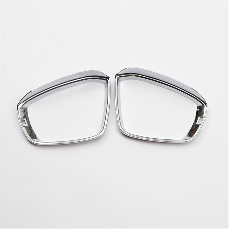 Wivplex 2PCS ABS Chromed Car Rearview Mirror Covers - Image 1