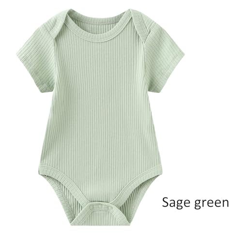 Ruliby Baby Boy Bodysuit and Pant Set Summer Soft Newborn Clothes Outfits 0-3 month - Image 5
