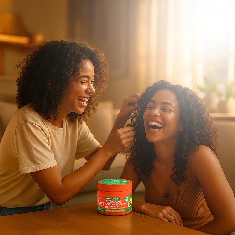 Lady Diana Roots Hydrating Avocado Curling Cream - 325g for Defining and Moisturizing Curls with Shea Butter & Avocado Oil - Image 4