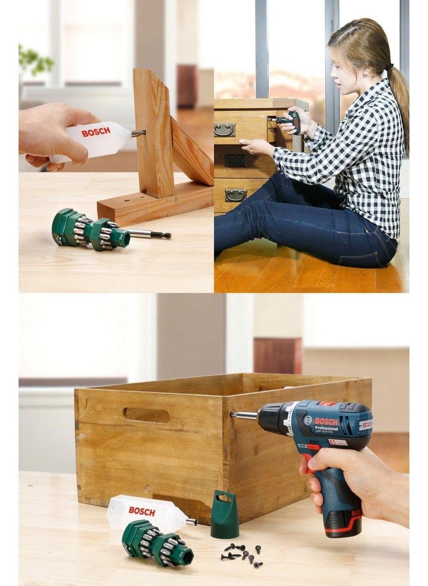 BOSCH Dıy-P 10 Piece Ratchet Pocket Screwdriver Set  - Image 2
