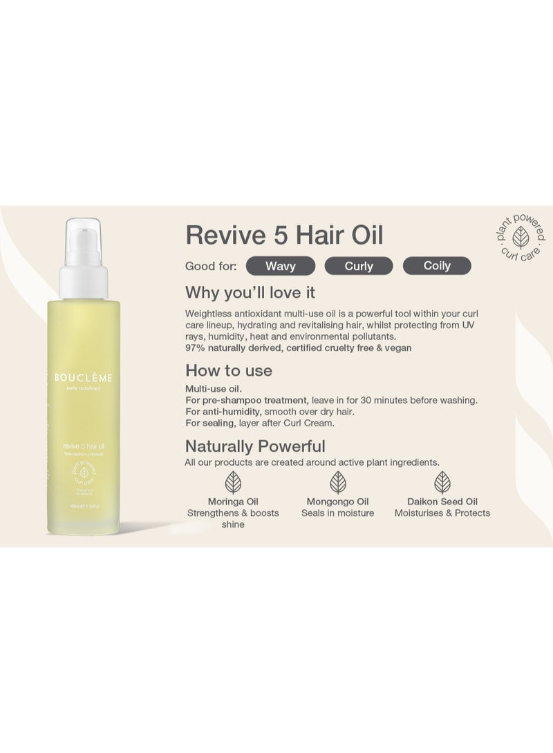 Boucléme Bouclème Revive 5 Hair Oil 100ml - Image 2
