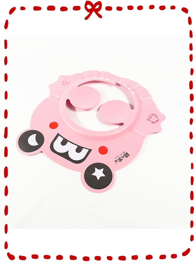 Wish Adjustable Baby Shower Cap, Soft Bath Visor Shampoo Hat, Eye & Ear Water Protection Hair Washing Aid for Infant Toddler Kids - Image 1