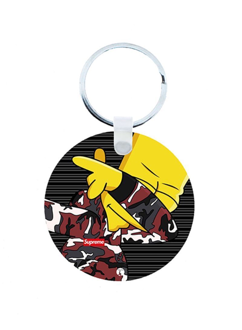 RKN Simpsons Wooden Keychain