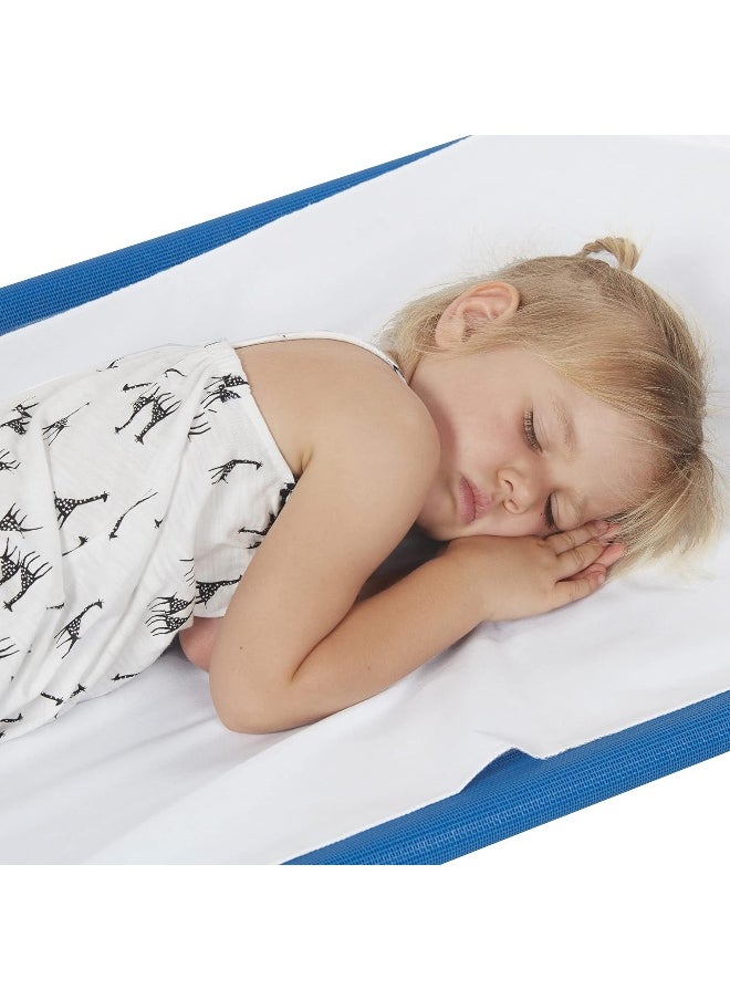 ECR4Kids - ECR4Kids ELR-024 12-Pack Standard Cot Sheet with Elastic Straps, Standard Size Daycare and Preschool Cot Sheets for Rest Time, 50.5" x 21.75" - White - Image 1