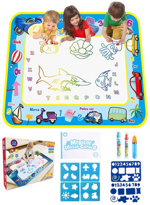 Magic Watercanvas Magic Colorful Graffiti mat Car World