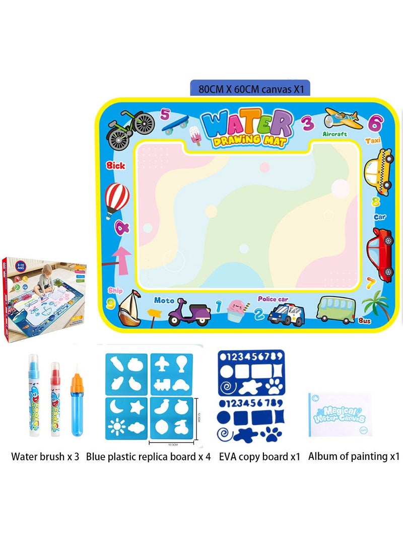 Magic Watercanvas Magic Colorful Graffiti mat Car World