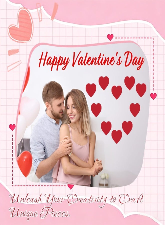 Bazyrock 72 Pcs Large Heart Paper Cutouts 6 x 6 in, 4 Colors, Valentine’s Day Decorations for Party Classroom Bulletin Board DIY Crafts(Pink/Red/Purple/Rosered) - Image 4
