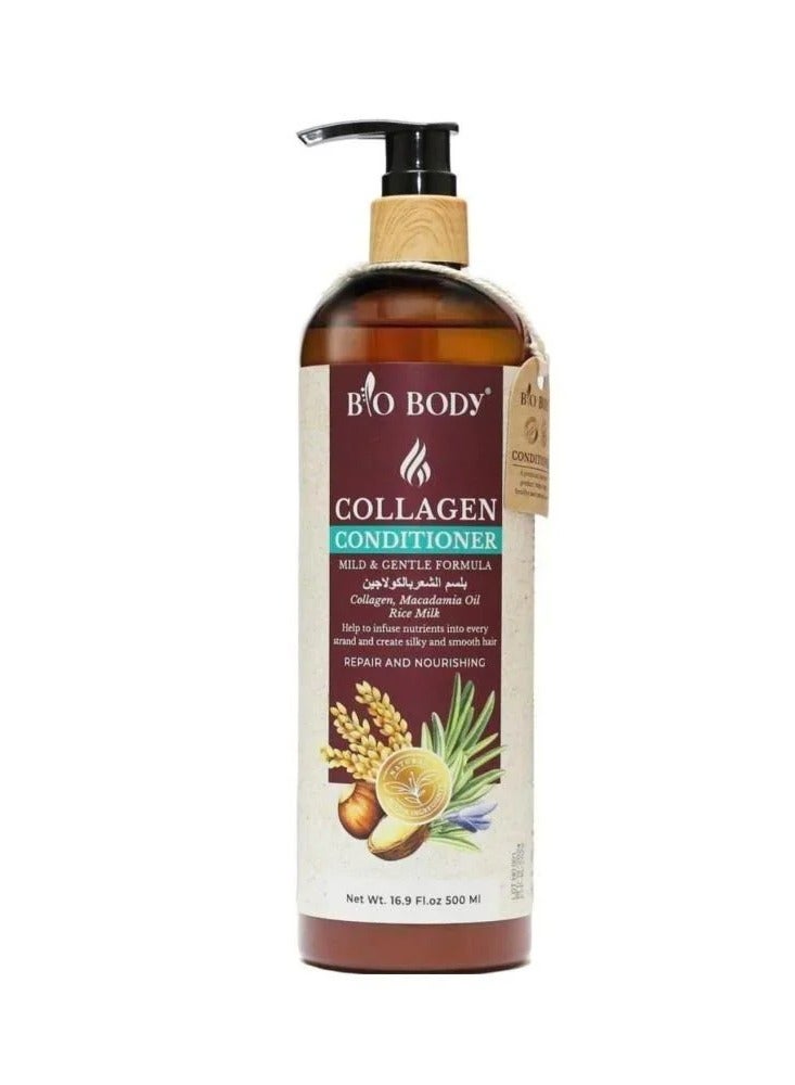 bio-body Collagen Hair Conditioner - Mild & Gentle Formula 500ml