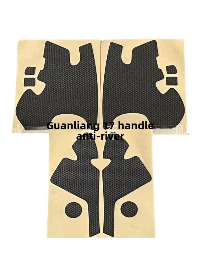 Generic - Suitable For Black Samurai 2 Handle Non-slip Game Machine Handle Special Sweat Absorbing Sticker Black Samurai 3/4 Handle Grip Protection-Color:Pure Black - Image 1