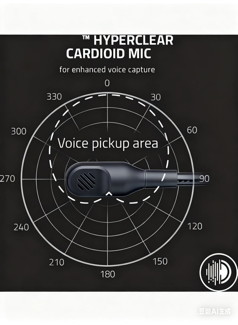 Gaming e-sports Headset: 7.1 Surround Sound - 50mm Drivers - Memory Foam Cushion - for PC, Mac, PS4, PS5, Switch, Xbox One, Xbox Series X|S, Mobile - 3.5mm Audio Jack - White - Image 3