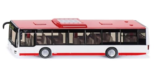 Siku 3734, City Bus, 1:50, Metal/Plastic, Functional Doors, Red/White - Image 4