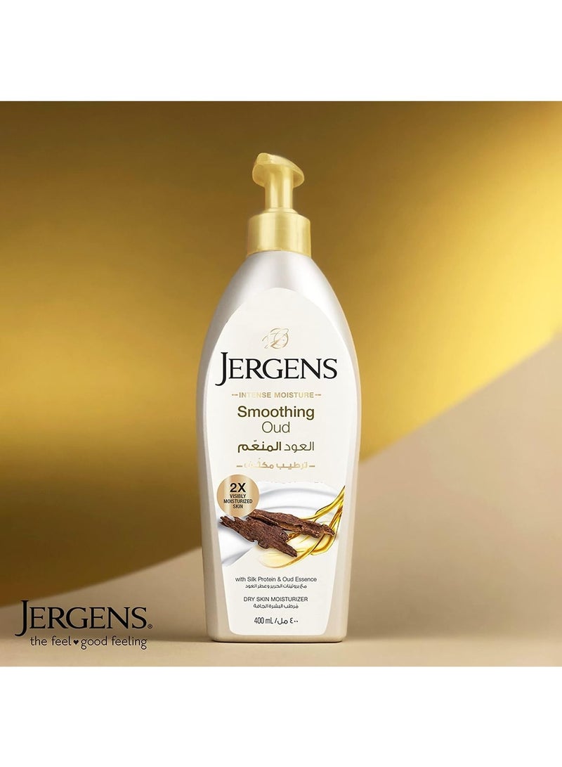 Jergens Moisturizing lotion Smoothing Oud 400 ml - Image 4