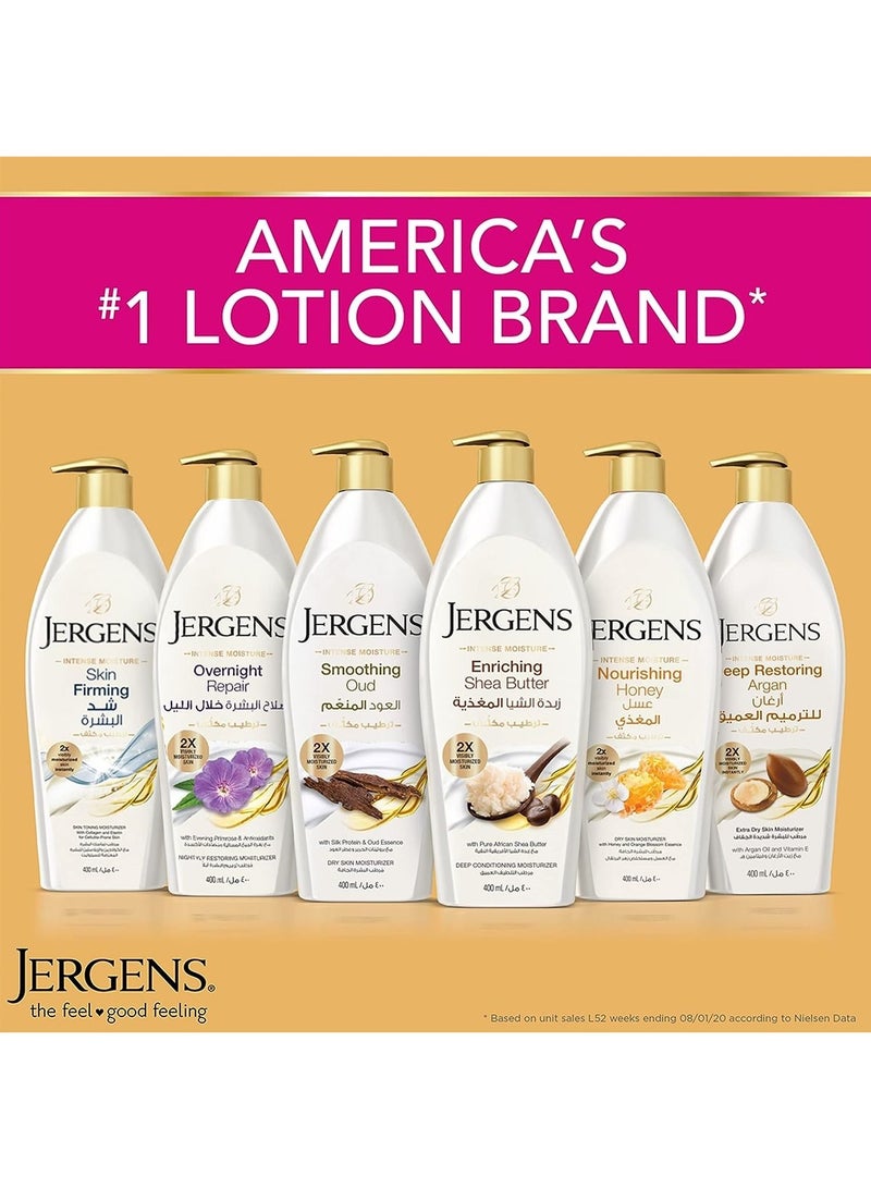 Jergens Moisturizing lotion Smoothing Oud 400 ml - Image 5