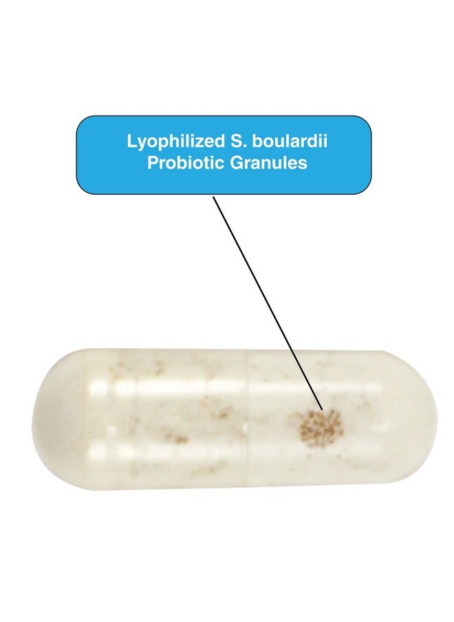 DrFormulas - Saccharomyces Boulardii Probiotic 10 Billion Cfus  Nexabiotic S Boulardii Immune And Digestive Support Supplement 60 Stomach Acid Resistant Probiotics Capsules - Image 1