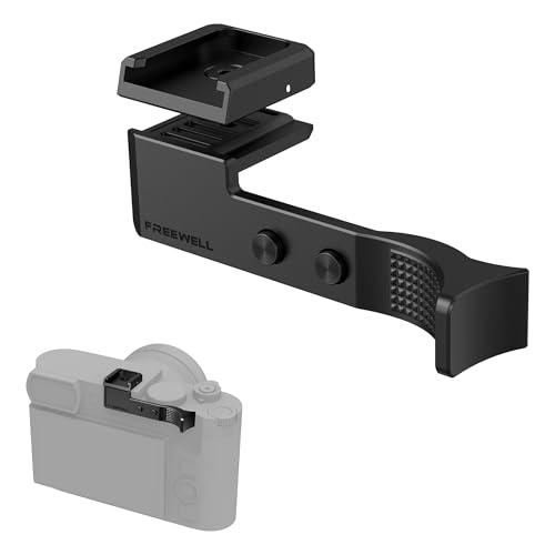 Freewell Thumb Grip for Leica Q3 43Q3 with Cold Shoe Mount CNC Aluminum ScratchProof Silicone Padding - Image 1