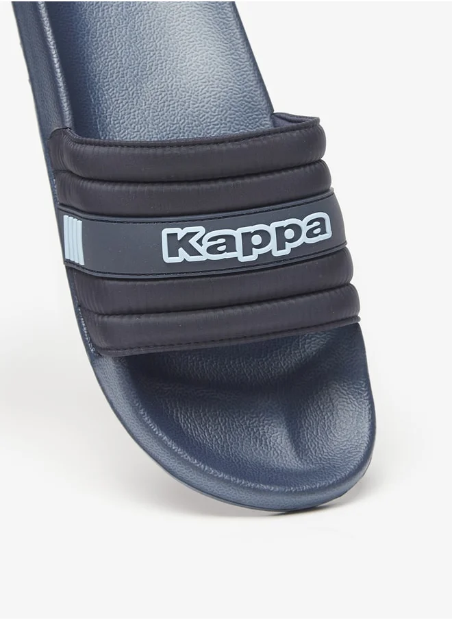 Kappa Men's Logo Detail Slip-On Slide Slippers