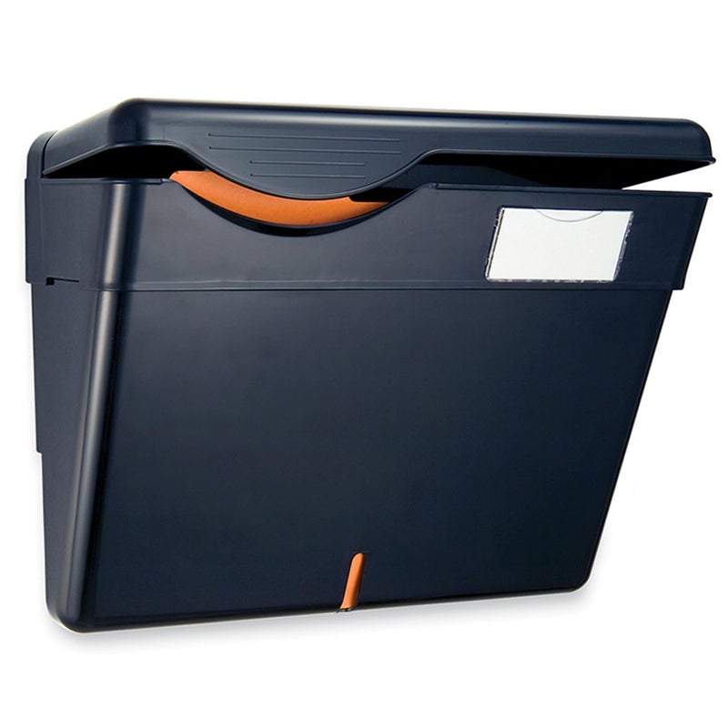 Officemate HIPAA Wall File with Cover OIC21472Black
