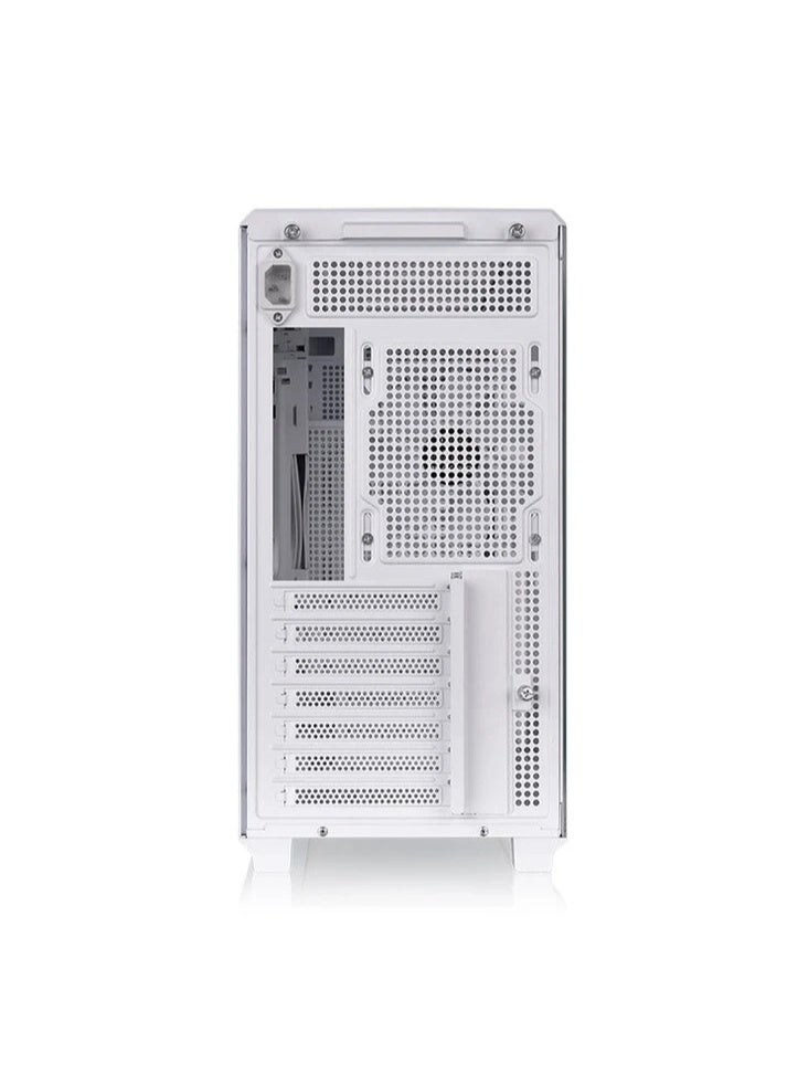 Thermaltake TR300 WS Snow Mid Tower PC Case, ATX/Micro-ATX/Mini-ITX, Tempered Glass, Wood Accents, Up to 360mm AIO, 410mm GPU, 8×120mm Fan Support, USB Type-C, Snow White | CA-11M-00M6WN-WS Snow White - Image 5