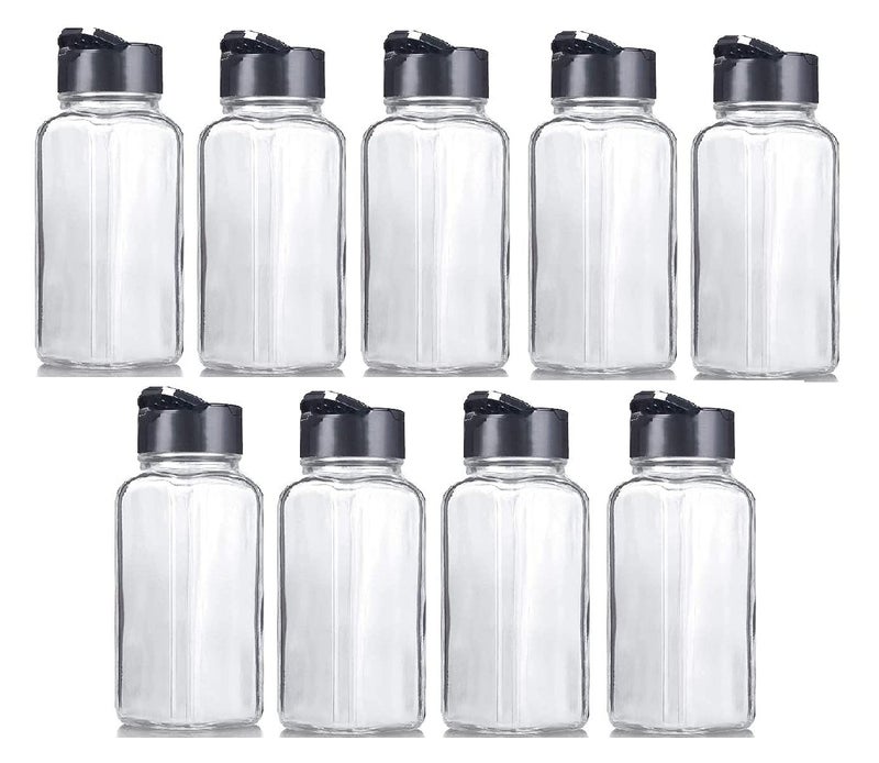 MARMIX Square Spice Jars Spice ShakerPourer with Lid 135 ML Great for Spices Herbs Seasonings 9 - Image 1