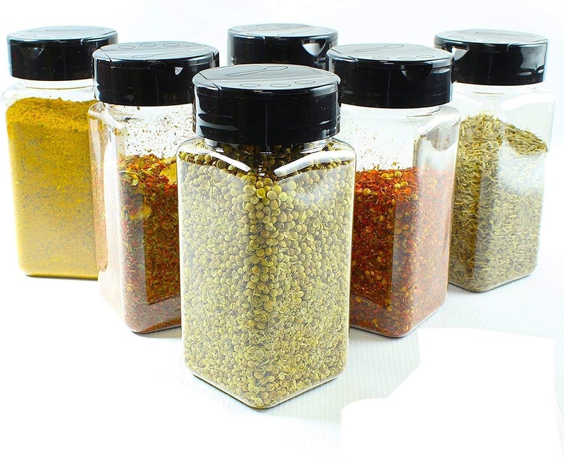MARMIX Square Spice Jars Spice ShakerPourer with Lid 135 ML Great for Spices Herbs Seasonings 9 - Image 3