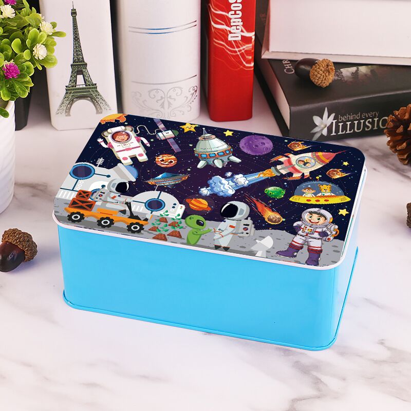 Children'S Wooden Early Education Extra Large 200 Pieces Iron Box Puzzle Puzzle Animation Stall Selling Toys Agent - Image 1