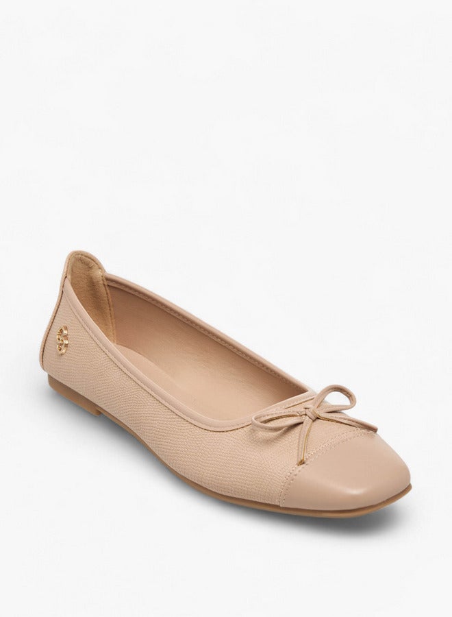 Celeste Women's Bow Detail Ballerina Shoes  - Image 2