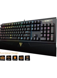 GAMDIAS HERMES P1 RGB Mechanical Full Gaming Keyboard – Brown Switches - Micro Processor – 2 Macro Keys - Software  - Image 2