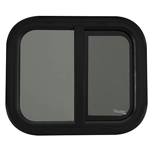 RecPro RV Window | 18"W x 15"H | Teardrop Style | Horizontal Sliding | RV Window Replacement | Made in USA - Image 2