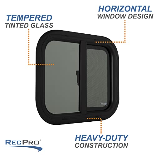RecPro RV Window | 18"W x 15"H | Teardrop Style | Horizontal Sliding | RV Window Replacement | Made in USA - Image 5