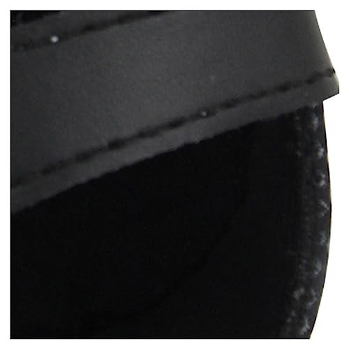 Neska Moda 6 To 12 Months Baby Girls Polka Dot Belly Sandal/Booties (Black)-BT1709 - Image 5