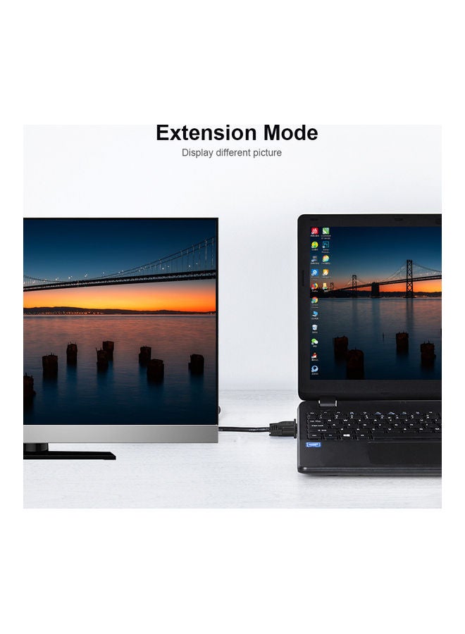 NIBEMINENT VGA Male To Female Cable For Desktop/Laptop/Projector Black - Image 3