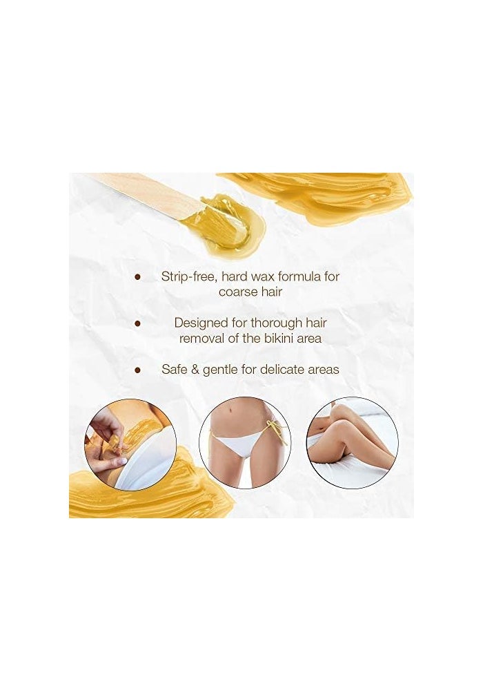 GiGi Brazilian Body Hard Wax - Non-Strip Formula for Sensitive and Delicate Areas, 396g - Image 2