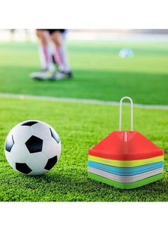 Generic 50 Pieces Triangle Soccer Training Discs, Soccer Agility Training Cones, Portable Field Marking Equipment  - Image 1