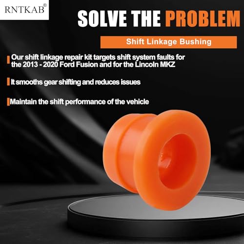 RNTKAB Enhanced Shift Linkage Bushing Kit Compatible with Genuine 2013-2020 Ford Fusion & Lincoln MKZ - Reliable Easy-to-Install Solution - Image 4