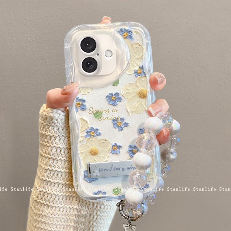Fresh and Small Floral Design Suitable for Apple 16 Pro Phone Case, New Model for iPhone 15 Pro Max, Cartoon Style for 13, Personalized for 17 - Image 2